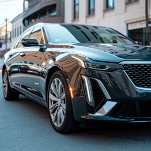 Cadillac ct5-GM collision repair at Lorens body shop