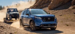 Blue Nissan Suv-Lorens Body Shop for Nissan Collision Repair