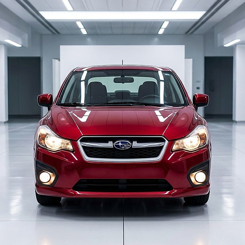 Red subaru- Fender repair Lorens Body Shop Red subaru- Fender repair Lorens Body Shop