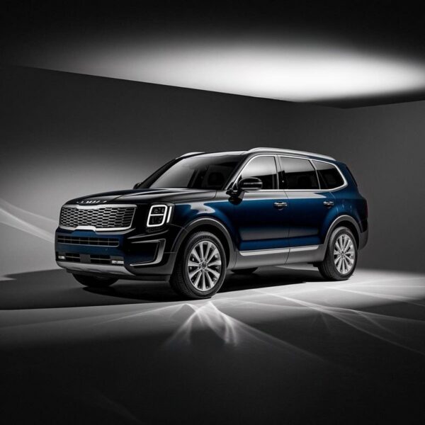 Blue Kia Suv-Lorens Body Shop
